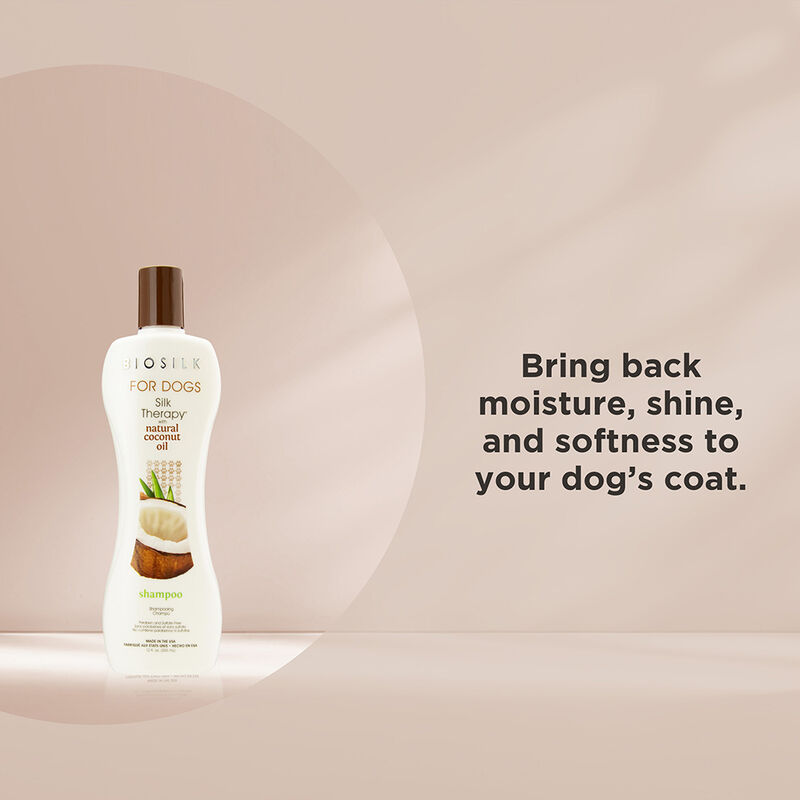 BioSilk For Dogs Silk Therapy Coconut Oil Shampoo, , large image number null